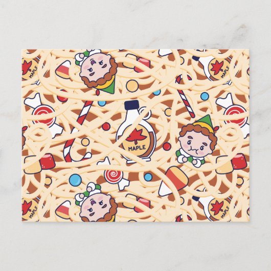 Buddy the Elf | Christmas Cheer Pattern Briefkaart (Voorkant)