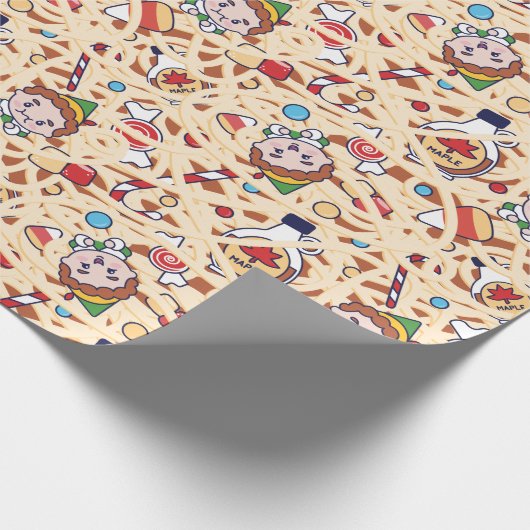 Buddy the Elf | Christmas Cheer Pattern Cadeaupapier (Hoek)