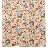 Buddy the Elf | Christmas Cheer Pattern Douchegordijn (Voorkant)