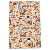 Buddy the Elf | Christmas Cheer Pattern Medium Cadeauzakje (Voorkant)