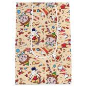 Buddy the Elf | Christmas Cheer Pattern Medium Cadeauzakje (Achterkant)