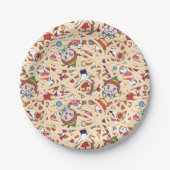 Buddy the Elf | Christmas Cheer Pattern Papieren Bordje (Voorkant)