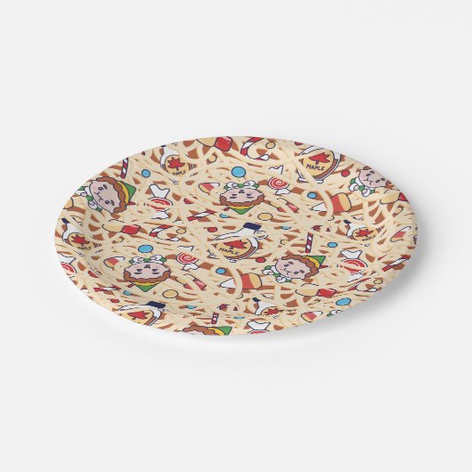 Buddy the Elf | Christmas Cheer Pattern Papieren Bordje (Gekanteld)