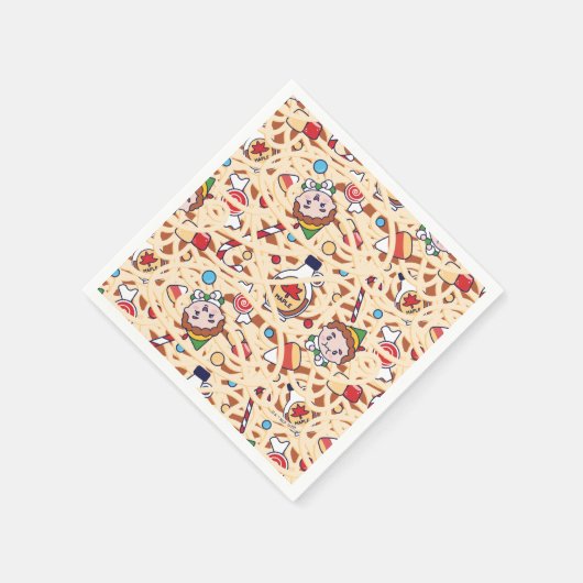 Buddy the Elf | Christmas Cheer Pattern Servet (Hoek)