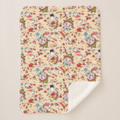 Buddy the Elf | Christmas Cheer Pattern Sherpa Deken (Voorkant)