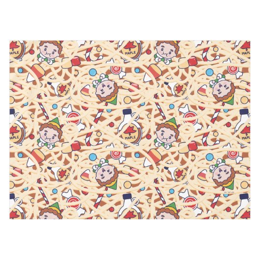 Buddy the Elf | Christmas Cheer Pattern Tafelkleed (Voorkant (Horizontaal))