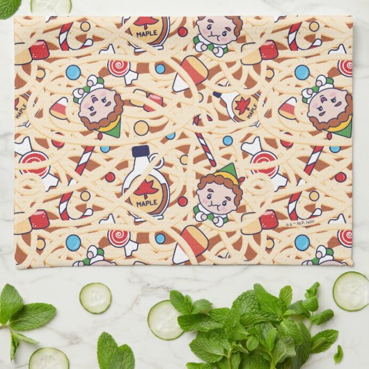 Buddy the Elf | Christmas Cheer Pattern Theedoek (Gevouwen)