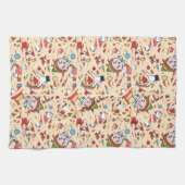 Buddy the Elf | Christmas Cheer Pattern Theedoek (Horizontaal)