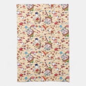 Buddy the Elf | Christmas Cheer Pattern Theedoek (Verticaal)