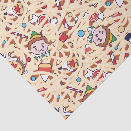 Buddy the Elf | Christmas Cheer Pattern Tissuepapier (Detail)