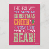 Buddy the Elf Christmas Cheer Quote Briefkaart (Voorkant)