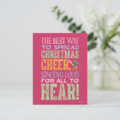 Buddy the Elf Christmas Cheer Quote Briefkaart (Staand voorkant)