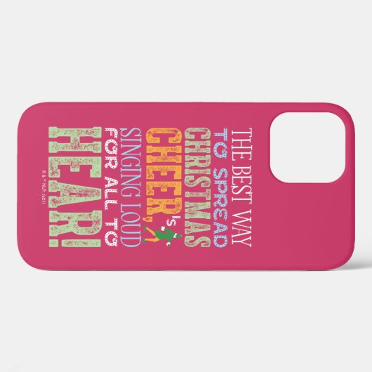 Buddy the Elf Christmas Cheer Quote Case-Mate iPhone Case (Achterkant (horizontaal))