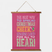 Buddy the Elf Christmas Cheer Quote Hangend Wandkleed (Voorkant)
