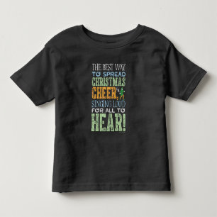 Buddy the Elf Christmas Cheer Quote Kinder Shirts
