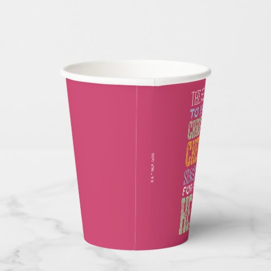 Buddy the Elf Christmas Cheer Quote Papieren Bekers (Rechts)