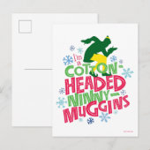 Buddy the Elf | Cotton Headed Ninny-Muggins Briefkaart (Voorkant / Achterkant)