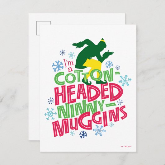 Buddy the Elf | Cotton Headed Ninny-Muggins Briefkaart (Voorkant / Achterkant)