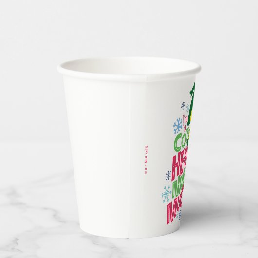 Buddy the Elf | Cotton Headed Ninny-Muggins Papieren Bekers (Rechts)