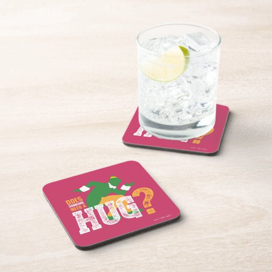 Buddy the Elf Does Someone Need a Hug Bier Onderzetter (Rechterzijde)