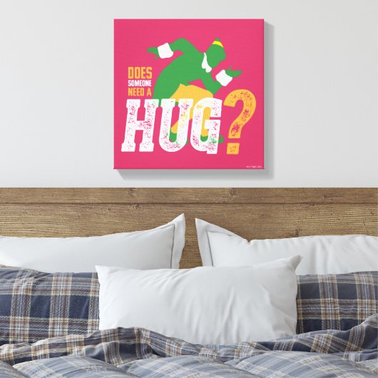 Buddy the Elf Does Someone Need a Hug Canvas Afdruk (Insitu (Slaapkamer))