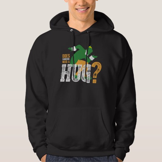 Buddy the Elf Does Someone Need a Hug Hoodie (Voorkant)