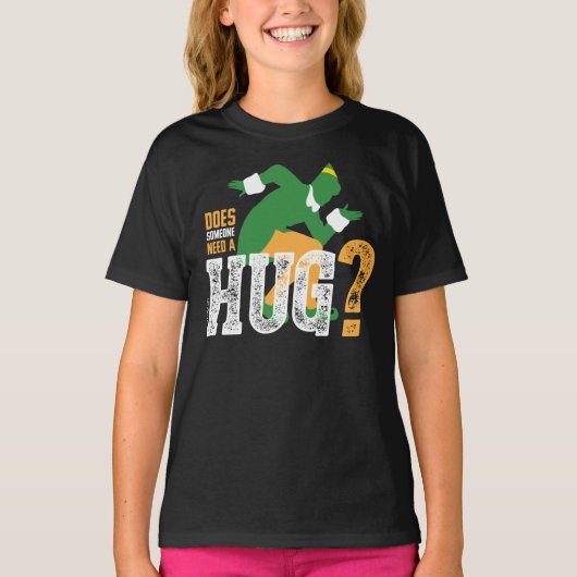 Buddy the Elf Does Someone Need a Hug T-shirt (Voorkant)