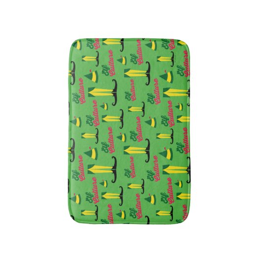 Buddy the Elf | Elf Culture Pattern Badmat (Voorkant Verticaal)