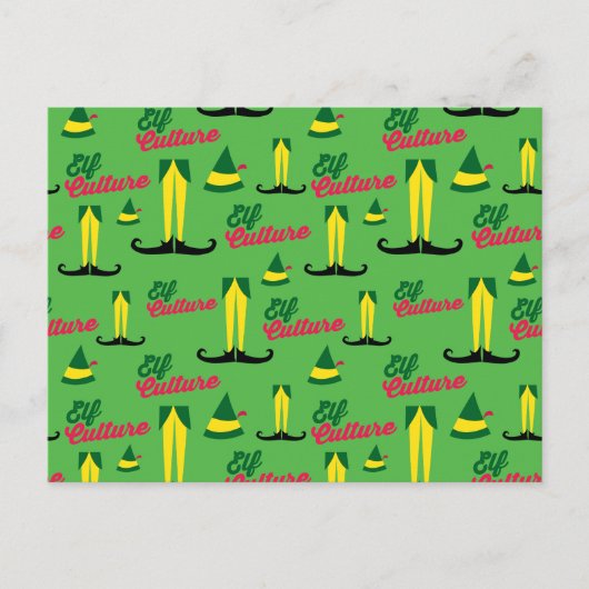 Buddy the Elf | Elf Culture Pattern Briefkaart (Voorkant)
