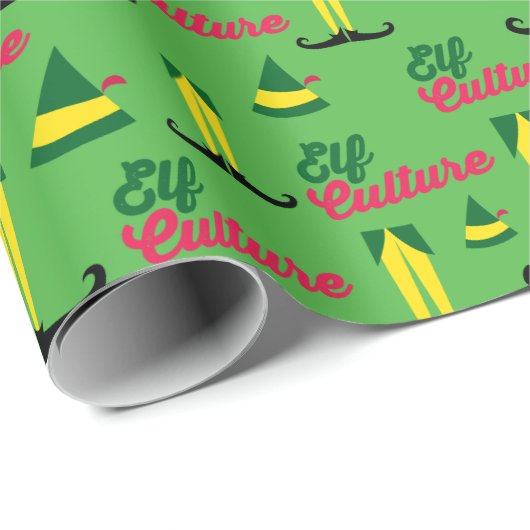 Buddy the Elf | Elf Culture Pattern Cadeaupapier (Rol Hoek)