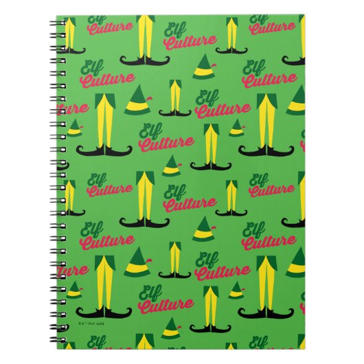 Buddy the Elf | Elf Culture Pattern Notitieboek (Voorkant)