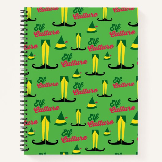 Buddy the Elf | Elf Culture Pattern Notitieboek (Voorkant)