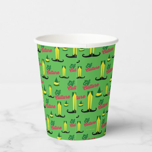 Buddy the Elf | Elf Culture Pattern Papieren Bekers (Rechts)