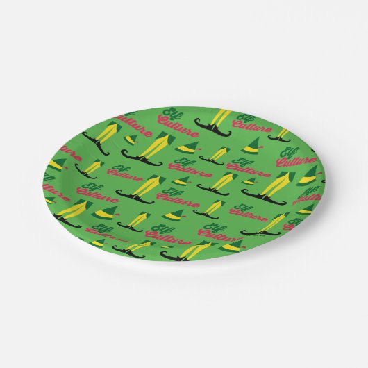 Buddy the Elf | Elf Culture Pattern Papieren Bordje (Gekanteld)