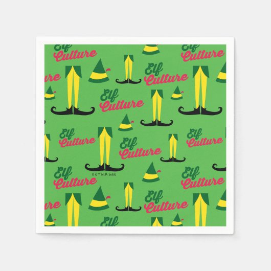 Buddy the Elf | Elf Culture Pattern Servet (Voorkant)