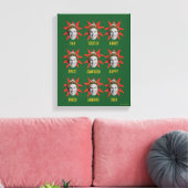 Buddy the Elf | Emoties Canvas Afdruk (Insitu (Woonkamer))