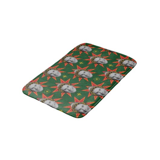 Buddy the Elf Emoties Pattern Badmat (Gekanteld)