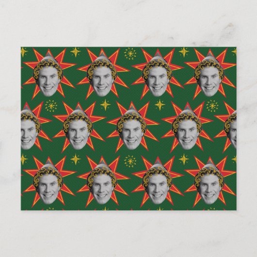 Buddy the Elf Emoties Pattern Briefkaart (Voorkant)