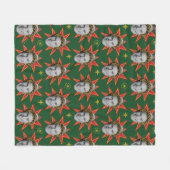 Buddy the Elf Emoties Pattern Fleece Deken (Voorkant (Horizontaal))