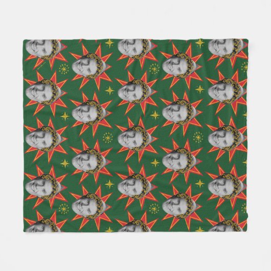 Buddy the Elf Emoties Pattern Fleece Deken (Voorkant (Horizontaal))