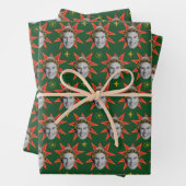 Buddy the Elf Emoties Pattern Inpakpapier Vel (In situ)