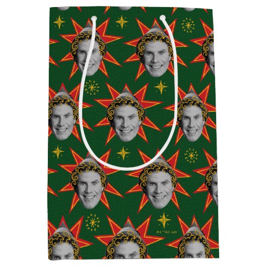Buddy the Elf Emoties Pattern Medium Cadeauzakje (Voorkant)