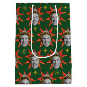 Buddy the Elf Emoties Pattern Medium Cadeauzakje (Achterkant)