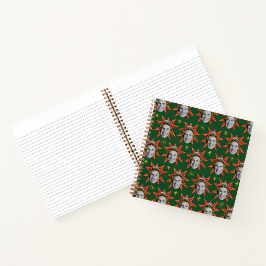 Buddy the Elf Emoties Pattern Notitieboek (Binnen)