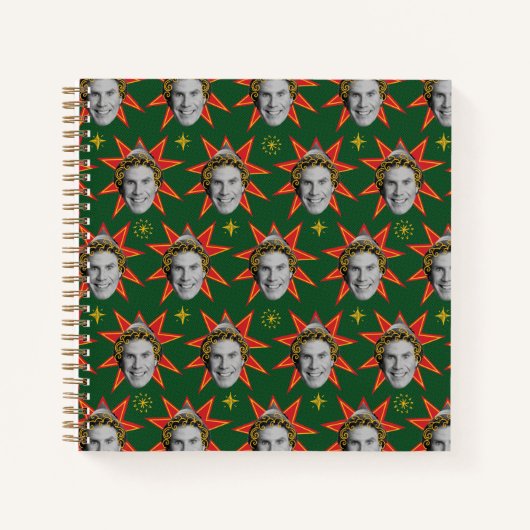 Buddy the Elf Emoties Pattern Notitieboek (Voorkant)