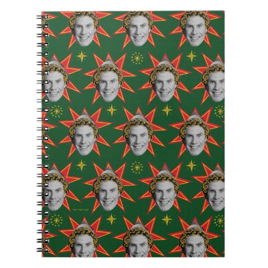 Buddy the Elf Emoties Pattern Notitieboek (Voorkant)