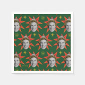 Buddy the Elf Emoties Pattern Servet (Voorkant)