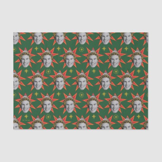 Buddy the Elf Emoties Pattern Tissuepapier (Voorkant)