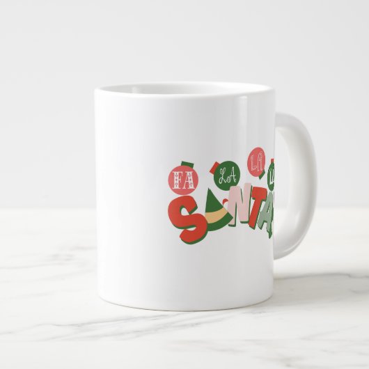 Buddy the Elf | Fa La La La Santa Grote Koffiekop (Voorkant rechts)