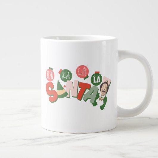 Buddy the Elf | Fa La La La Santa Grote Koffiekop (Rechts)